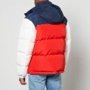 Tommy Jeans Alaska Colour-Block Recycled Shell Puffer Jacket - S