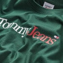 Tommy Jeans Essential Cotton-Blend Multi Logo T-Shirt - M