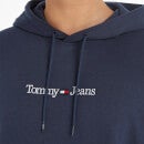 Tommy Jeans Linear Logo Cotton-Blend Hoodie - S