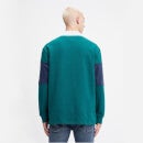 Tommy Jeans Serif Linear Colourblock Cotton Rugby Top - S