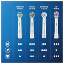 Oral-B CrossAction Aufsteckbürsten für elektrische Zahnbürste, briefkastenfähige Verpackung, 12 Stück