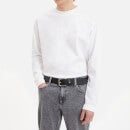 Calvin Klein Jeans Round Classic Logo-Printed Leather Belt