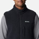 Columbia Mountainside Logo-Patched Sherpa Vest