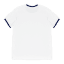 Duke Nukem Come Get Some 80s Neon Unisex Ringer T-Shirt - White / Navy