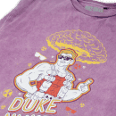Duke Nukem Quit Wasting My Time Sweatshirt - Purple Acid Wash