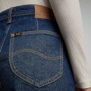 Lee Stella Stretch-Denim Wide-Leg Jeans - W27