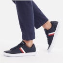 Tommy Hilfiger Corporate Cup Stripe Leather Trainers - UK 10.5