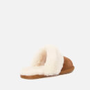 Dune Wardour Suede and Shearling Slippers