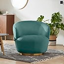 Small swivel on sale tub chair