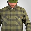 Hummvee Flannel Shirt - Bottle Green - XXL