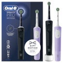 Oral-B Vitality PRO Black and Lilac Duo Pack