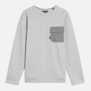 Ted Baker Pocket Detail Cotton-Blend Jersey Sweatshirt - L