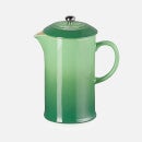 Le Creuset Stoneware Cafetiere with Metal Press - 1L - Bamboo Green