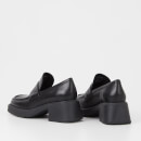 Vagabond Dorah Leather Heeled Loafers - UK 6