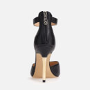 Guess Women's Monita Logo Leather Heeled Sandals - UK 3