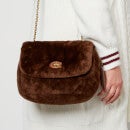 Coach Pillow Madison 18 Quilted Shearling Shoulder Bag