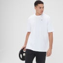 Pánske oversize tričko MP Grit s potlačou – biele