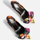 Ted Baker Ryoh Art Print Silk Court Shoes - UK 3