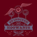 Harry Potter Quidditch At Hogwarts Hoodie - Burgundy