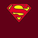 Official Superman Shield Hoodie - Burgundy