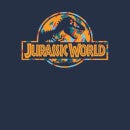 Jurassic Park Logo Tropical Hoodie - Navy