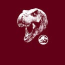 Jurassic Park T Rex Hoodie - Burgundy
