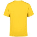 Mickey Mouse Worn Face Men's T-Shirt - Yellow