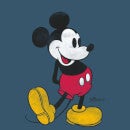 Mickey Mouse Classic Kick Men's T-Shirt - Navy Acid Wash