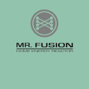 Back To The Future Mr Fusion Men's T-Shirt - Mint Acid Wash