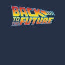 Back To The Future Classic Logo Men's T-Shirt - Navy