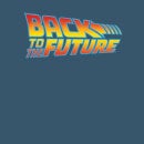 Back To The Future Classic Logo Men's T-Shirt - Navy Acid Wash