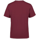 Back To The Future Classic Logo Men's T-Shirt - Burgundy