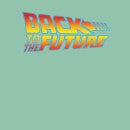 Back To The Future Classic Logo Men's T-Shirt - Mint Acid Wash