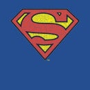 Official Superman Crackle Logo Men's T-Shirt - Blue