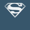 Superman Spot Logo Men's T-Shirt - Navy Acid Wash