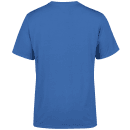 Harry Potter Hogwarts Neon Crest Men's T-Shirt - Blue