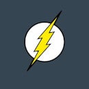 Justice League Flash Logo Men's T-Shirt - Charcoal
