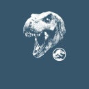 Jurassic Park T Rex Men's T-Shirt - Navy Acid Wash