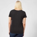 Back To The Future Delorean Schematic Women's T-Shirt - Black