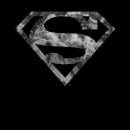 Marble Superman Logo Women's T-Shirt - Black