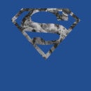 Marble Superman Logo Women's T-Shirt - Blue