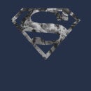 Marble Superman Logo Women's T-Shirt - Navy