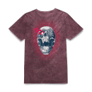 Grimmfest 2022 Logo Unisex T-Shirt - Burgundy Acid Wash
