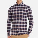 Tommy Hilfiger Block Tartan Cotton-Blend Flannel Shirt - S