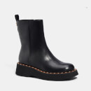 Coach Vanesa Leather Flat Boots - UK 3