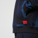 HUGO Derval Logo-Print Cotton Bomber Jacket - S