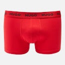 HUGO Bodywear Three-Pack Stretch-Cotton Jersey Boxer Trunks - S