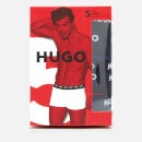 HUGO Bodywear Five-Pack Stretch-Cotton Jersey Boxer Trunks - S