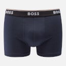 BOSS Bodywear Three-Pack Stretch-Cotton Boxer Shorts - S