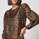 Never Fully Dressed Leopard Jacquard Mini Dress - UK 6
